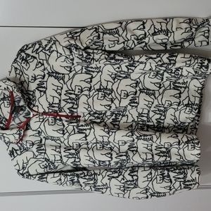 Eddie Bauer Women's Fleece Pullover with Bear Print